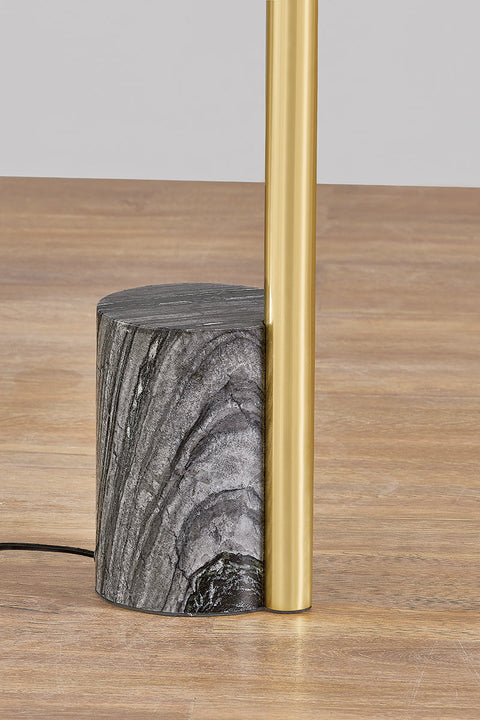 Circleville Ambient Modern Floor Lamp with Adjustable Head