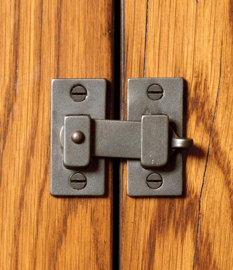 Cabinet Latch, White Bronze Medium