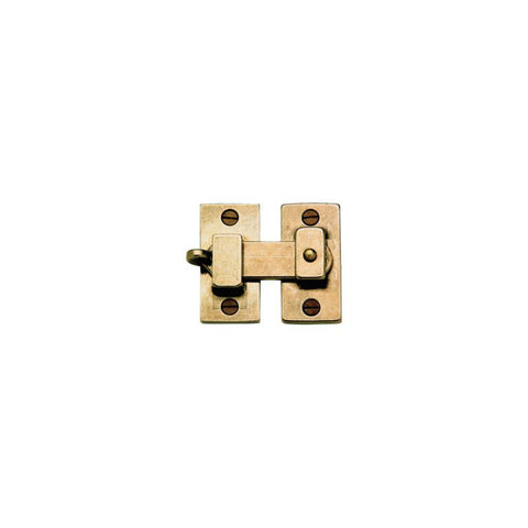 Cabinet Latch, White Bronze Medium