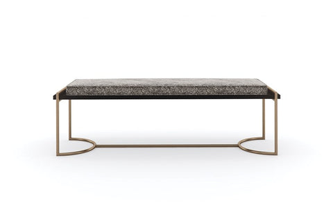 Timeless Minimalist Contemporary Upholstered Lounge Bench