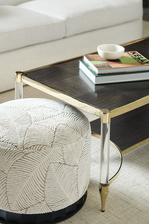 Timeless Minimalist Contemporary Rectangle Frame Coffee Table