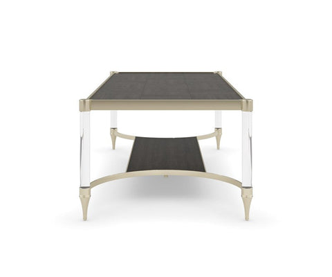 Timeless Minimalist Contemporary Rectangle Frame Coffee Table
