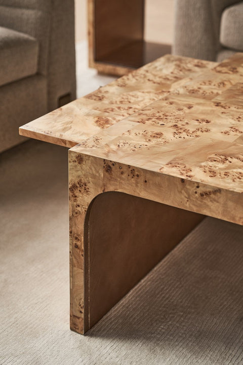 Caracole Burlesque Artful Traditionalist Curved Organic Coffee Table