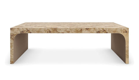 Caracole Burlesque Artful Traditionalist Curved Organic Coffee Table