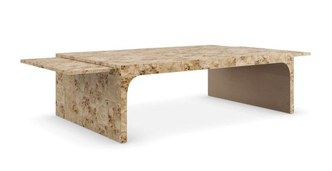 Caracole Burlesque Artful Traditionalist Curved Organic Coffee Table