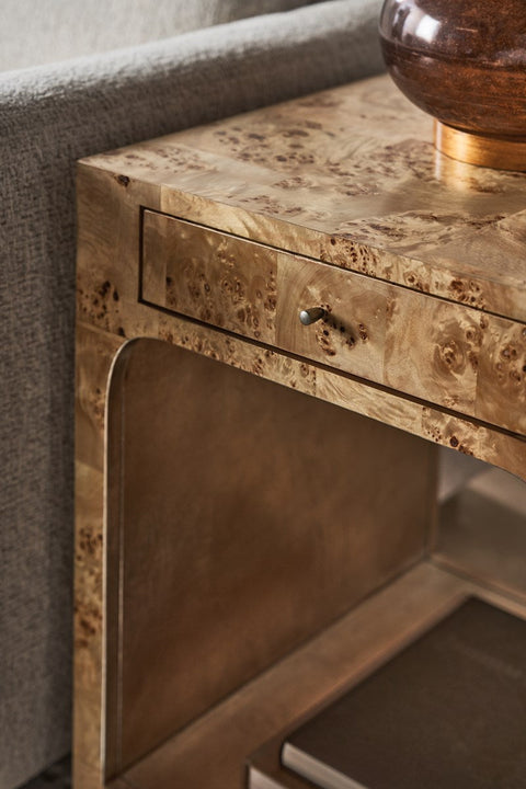 Caracole Burlesque Artful Traditionalist Curved Center Table