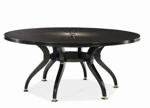 Caracole Artful Traditionalist Art Deco Tulip Dining Table