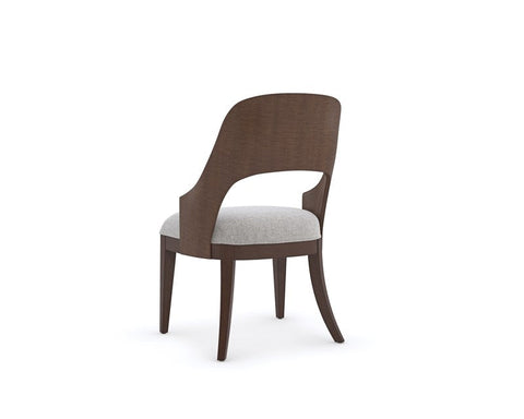 Timeless Minimalist Contemporary Barrel Back Dining Side Chair