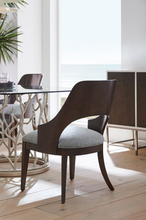 Timeless Minimalist Contemporary Barrel Back Dining Side Chair