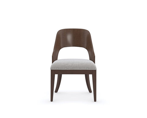 Timeless Minimalist Contemporary Barrel Back Dining Side Chair