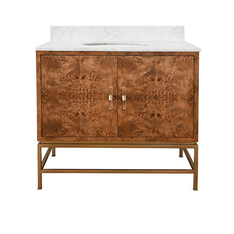 Worlds Away Clifford Mid Century Freestanding Bathroom Vanity