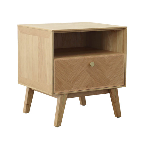 LH Imports Colton Scandinavian Square Nightstand