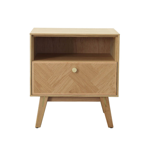 LH Imports Colton Scandinavian Square Nightstand