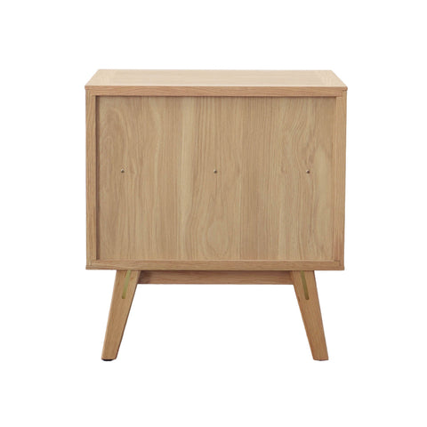 LH Imports Colton Scandinavian Square Nightstand