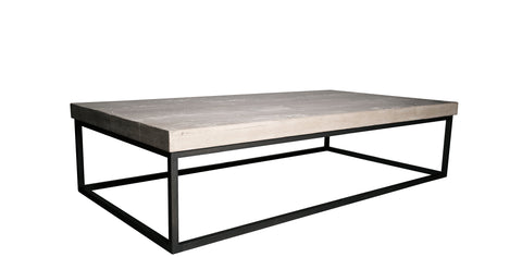 CFC Timeless Minimalist Modern Rectangle Frame Coffee Table - 60 W