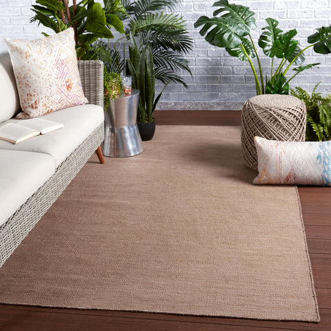Contemporary Neutrals Heathered Area Rug in Tan/Cream - Rectangle