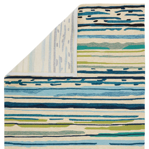 Coastal Abstract Stripe Area Rug for Contemporary Spaces - Rectangle
