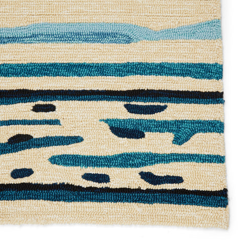 Coastal Abstract Stripe Area Rug for Contemporary Spaces - Rectangle