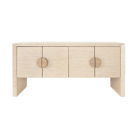 Contemporary Scandinavian Cerused Oak Buffet Cabinet