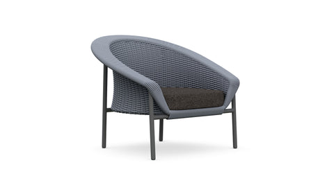 Modern Barrel Lounge Chair for Outdoor Living & Garden