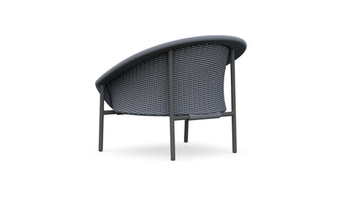 Modern Barrel Lounge Chair for Outdoor Living & Garden