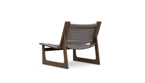 Outdoor Living & Garden Modern Armless Club Lounge Chair