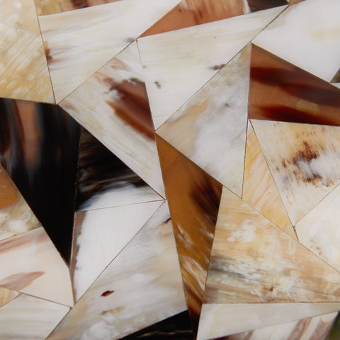 Villa & House Calypso Center Geometric Contemporary Square Accent Table - 22 W