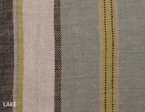 Camp Organic Stripe Linen Blanket