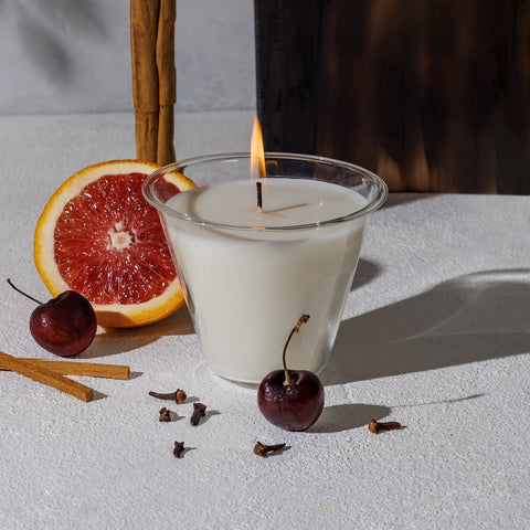 Everyday Cedar & Black Cherry Hand Poured Filled Candle