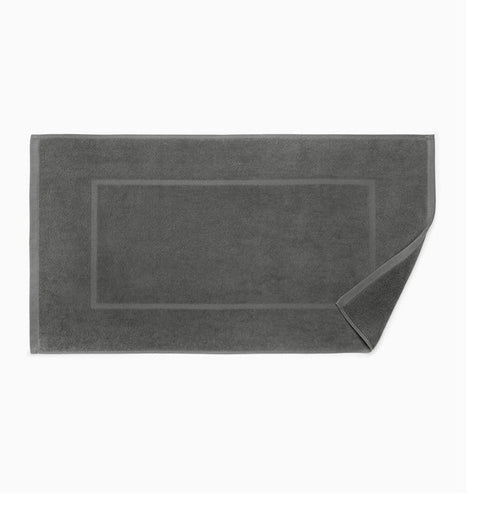 Sferra Minimalist Timeless Bath Rug with Charcoal Border - Rectangle - 30 x 18