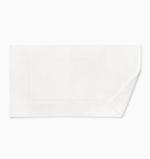 Sferra Minimalist Timeless Bath Rug with Charcoal Border - Rectangle - 30 x 18