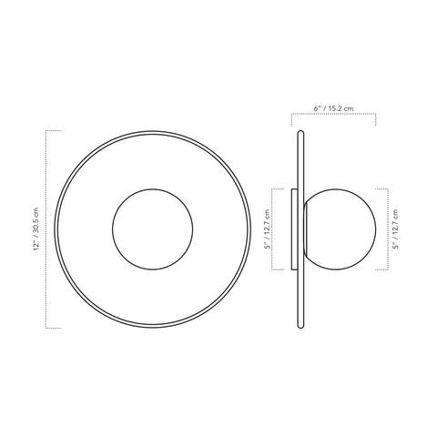 Ella Timeless Minimalist Art Deco Handcrafted Sconce Wall Light