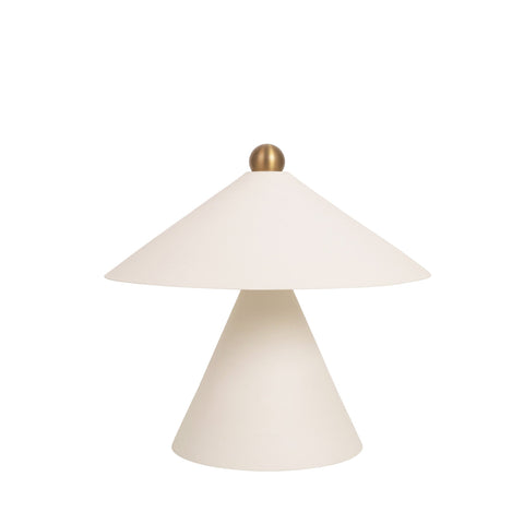 Elvia Mushroom Conical Handcrafted Modern Table Lamp