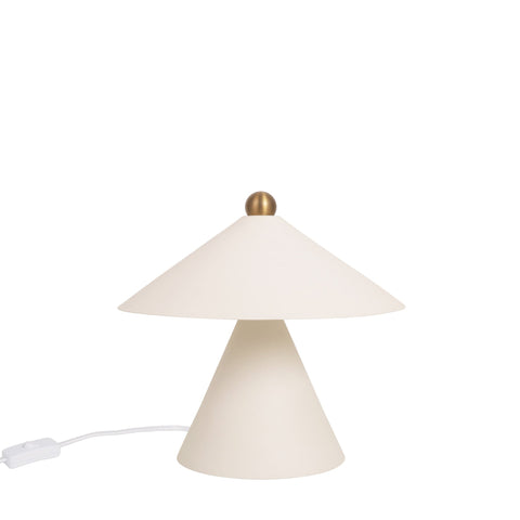 Elvia Mushroom Conical Handcrafted Modern Table Lamp