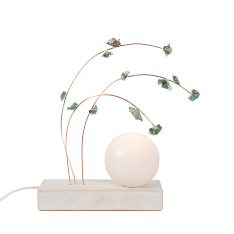 Ikebana Minimalist Handcrafted Accent Table Lamp