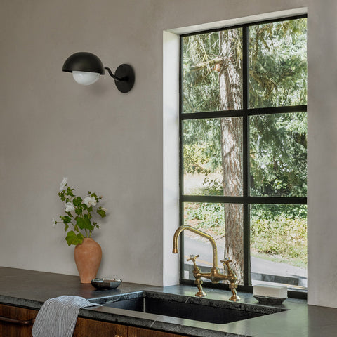 Noor Art Deco Sconce with Adjustable Head Wall Light