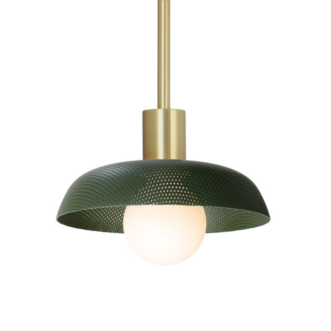 Sally Mid Century Pendant Light with Cut-Out Design