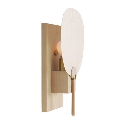 Washi Timeless Minimalist Authentic Asian Sconce Wall Light