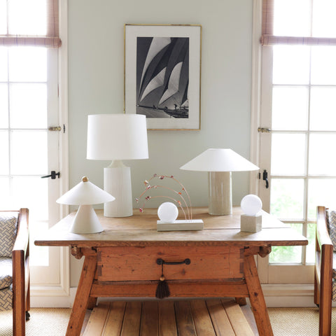 Hill Timeless Minimalist Handcrafted Conical Table Lamp