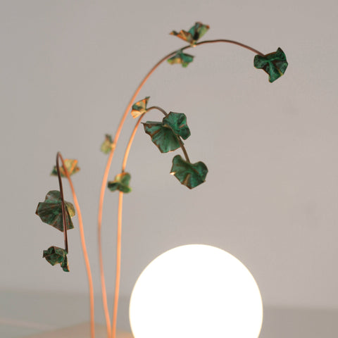 Ikebana Minimalist Handcrafted Accent Table Lamp