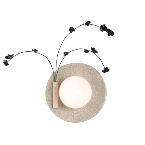 Ikebana Minimalist Organic Handcrafted Sconce Wall Light