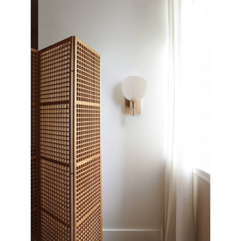 Washi Timeless Minimalist Authentic Asian Sconce Wall Light