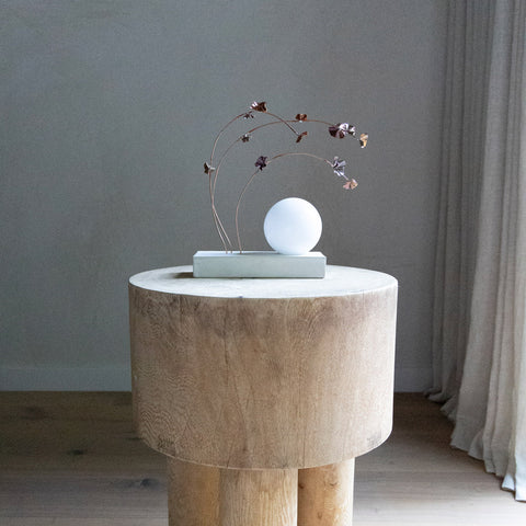 Ikebana Minimalist Handcrafted Accent Table Lamp