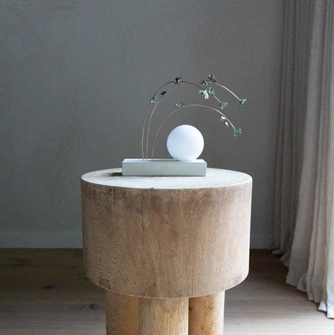 Ikebana Minimalist Handcrafted Accent Table Lamp