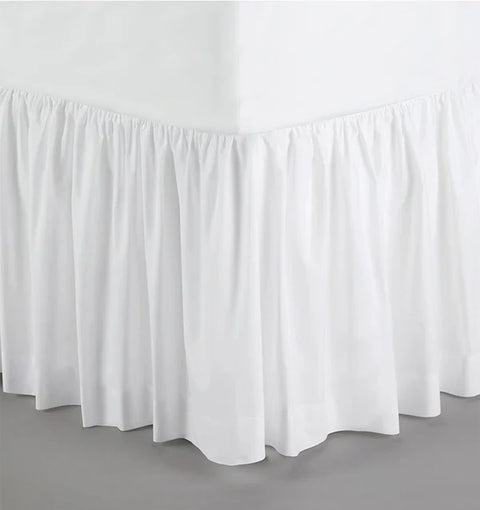 Minimalist Solid Ruffled Bedskirt