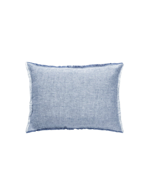 Anaya Monochromatic Scandinavian Linen Fringe Accent Pillow - 26X 26 - 20 x 20 - 14 x 20