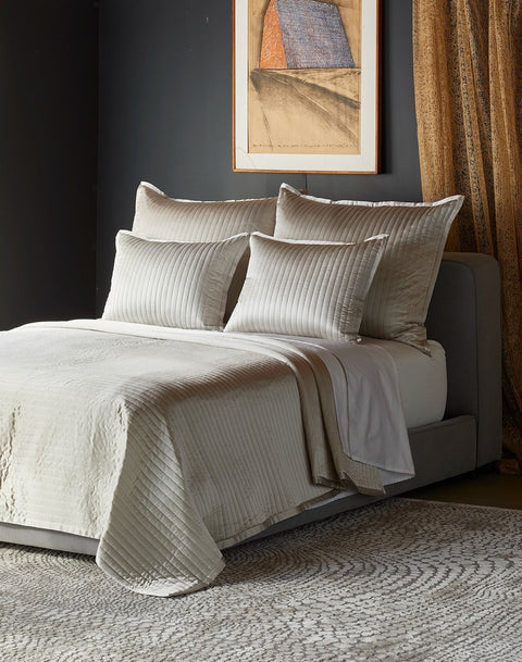 Modern Stripe Stitched Comfortable Coverlet