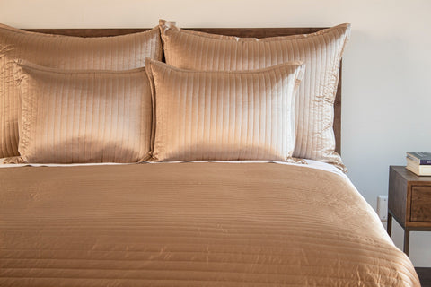 Modern Stripe Stitched Comfortable Coverlet