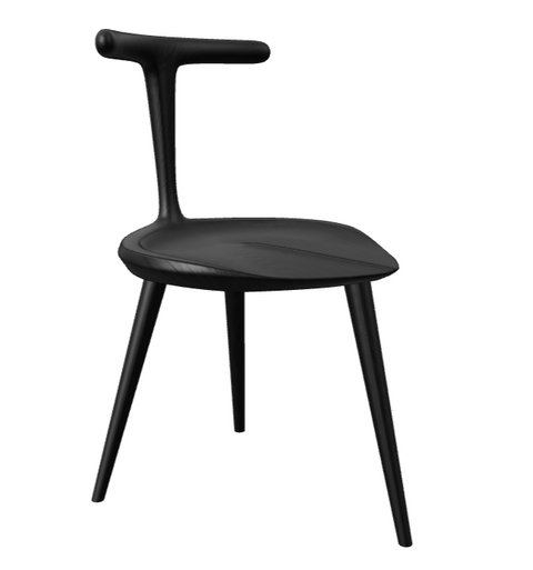 Oxbend Timeless Minimalist Armless Dining Side Chair
