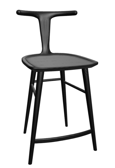 Oxbend Timeless Minimalist Scandinavian Tapered Bar Stool
